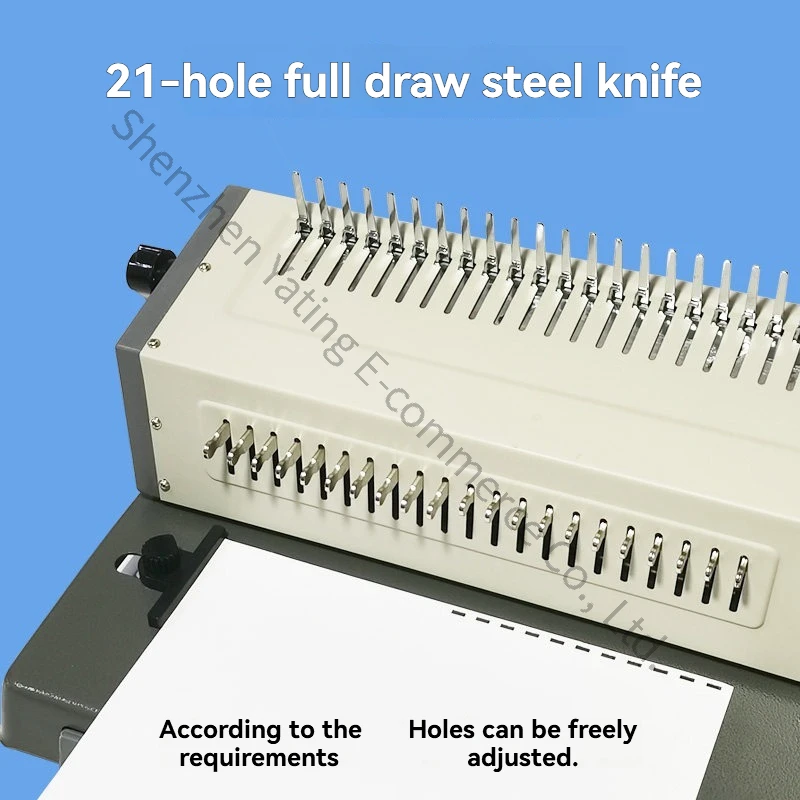 Binding Machine Comb - 21 Delikli Tarak Bağlama Makinesi, Tek