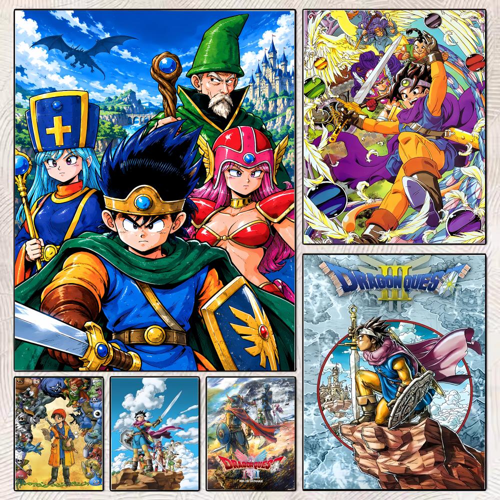 Office Quest - Oyun D-Dragon Q-Quest Temalı, Kaligrafi Desenli,