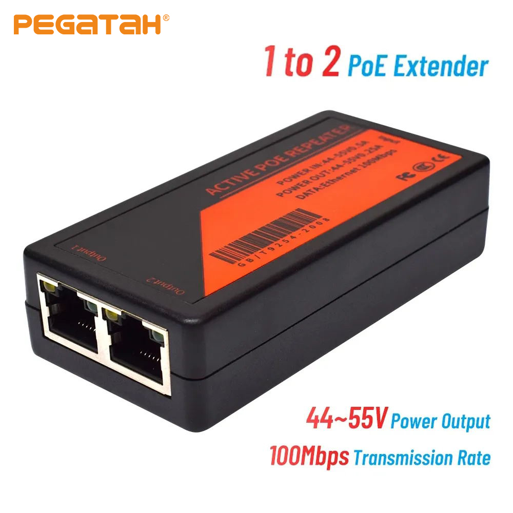 Power Over Ethernet - 1 ila 2 Portlu PoE Genişletici,